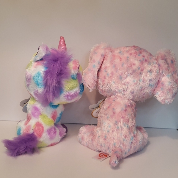 Ty Beanie Boo bundle Wishful & Ellie stuffies - Picture 3 of 8